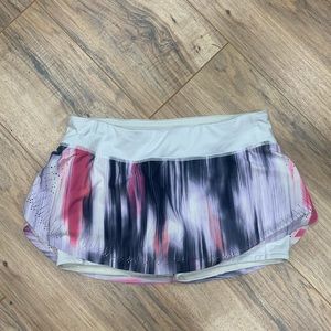 Lululemon Running skirt with built in shorts